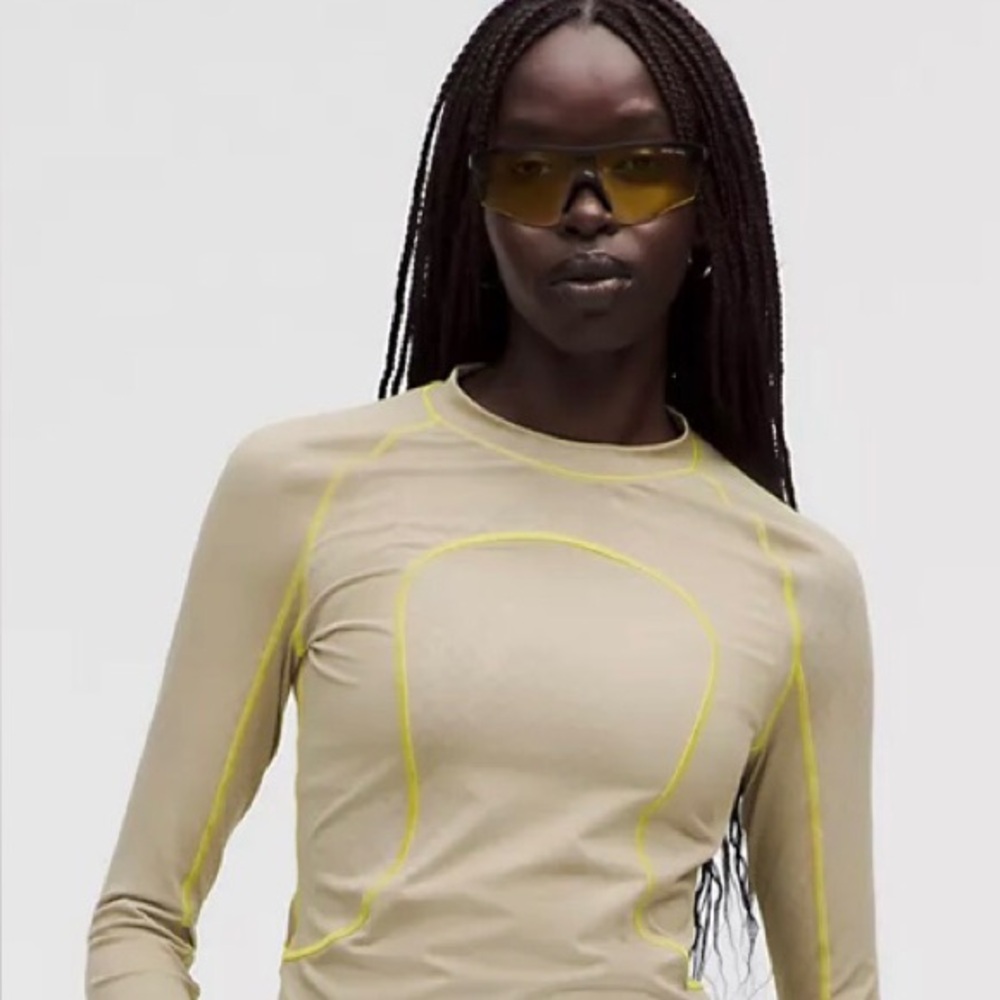 NWT Lululemon’s Women's Jacquard Tight-Fit Long-Sleeve Shirt SLNSH Collection